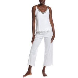 Natori Womens 2Pc Bliss Serenity Cami Pajama Set, White